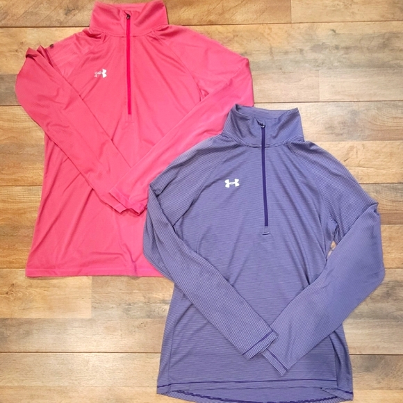 Under Armour Tops Euc Under Armour Zip Up Lightweight Heatgear
